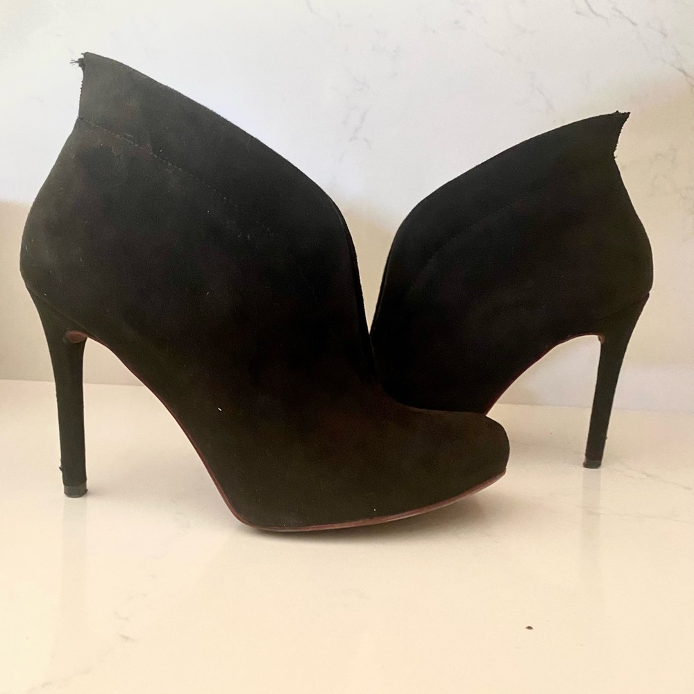 Andrea Black Sexy Ankle Booties